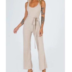 Princess Polly Ribbed Flare Jumpsuit